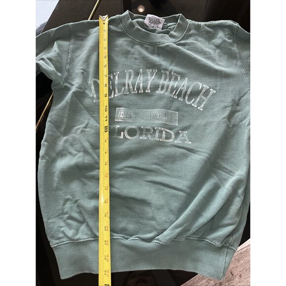 Delray Beach Florida Sweatshirt Size S Comfortex USA 80% Cotton 20% Polyester - Picture 8 of 8